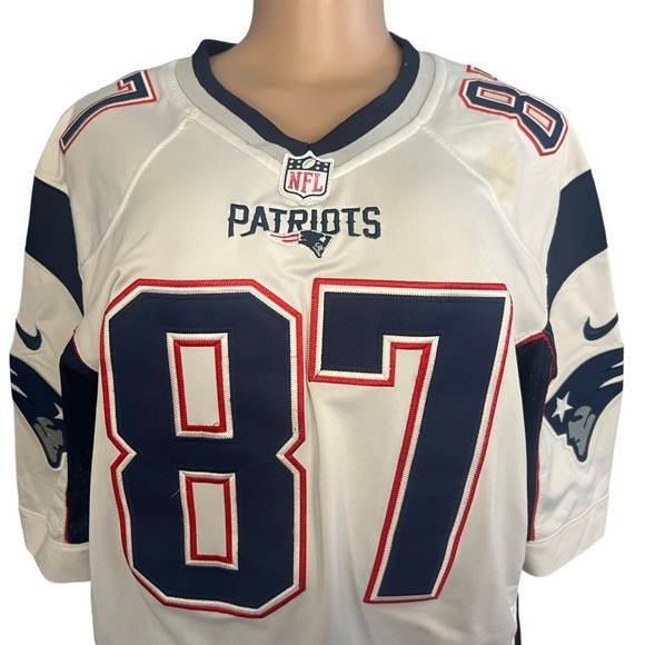 Nike NFL New England Patriots Jersey 87 Rob Gronkowski - Picture 4 of 12